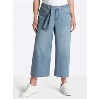 Sheego Jeansshorts 7/8-Jeans normal