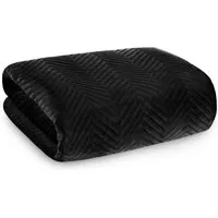 Eurofirany Bettüberwurf SOFIA zweiseitige Steppdecke hochwertige Allzweckdecke L XL XXL, Elegante Tagesdecke Velvet Sesseldecke Sofadecke Überwurf Samt