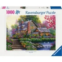Ravensburger Puzzle Romantisches Cottage, 1000 Puzzleteile, Made in Germany