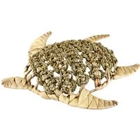 AM Design Dekofigur Schildkröte aus Schilf, handgefertigt