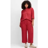 Sheego Jerseyhose Schlupfhose mit Bindeband, in Ankle-Länge