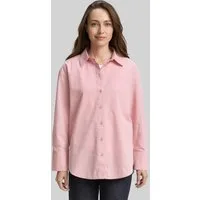 TOM TAILOR Langarmbluse Blusen & Shirts Loose Fit Popeline Hemdbluse