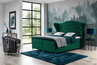 Boxspringbett Schlafzimmerbett DAMLA 160x200cm in div. Farbvarianten
