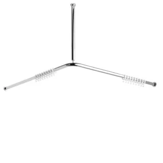 AVENARIUS Duschvorhangstangensystem, Winkel 90°,90x90 cm,Serie free living! 9004800010