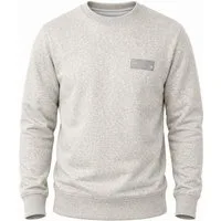 Jack & Jones Sweatshirt Pullover - Rundhalspullover mit Crew-Neck im Regular Fit für Herren Männer Sweatpullover mit Logo-Patch aus Baumwollmischung