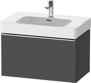 Duravit D-Neo Waschtischunterbau wandhängend Graphit Matt 784x452x440 mm - DE4277010490000 DE4277010490000