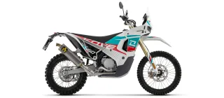 Sport Auspuff Arrow Indy Race BLACK Kove 450 Rally Bj.2023-2026 EURO5/EURO5+ / eintragungsfrei +ABE