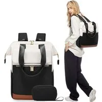 Mutig Rucksack Rucksakck Damen 16 Zoll,Diebstahlsicher Cityrucksack Wasserdicht (Laptop Schulrucksack Tagesrucksäcke Handtasche 2 in 1, Schultasche Teenager, Backpack Women, Elegant modische, große Kapazität), für Damen und Herren,College,Reisen, Bus