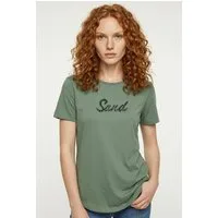 Vero Moda Kurzarmshirt VMMIRANDA SIF SS TOP BOX JRS Baumwolle, regular fit