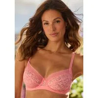 Nuance by Lascana Bügel-BH aus weicher Jacquardspitze mit edlem Herz-Accessorie, Dessous