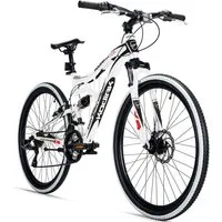 bergsteiger Mountainbike Kodiak 26, 29 Zoll Mountainbike, geeignet ab 150 cm, Damen, Herren, 21 Gang Shimano Tourney RD-TY300 Schaltwerk, Kettenschaltung, V-Bremse & Scheibenbremse