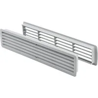 MS Beschläge Lüftungsgitter Kunststoff Türgitter 457x92mm Belüftungsgitter