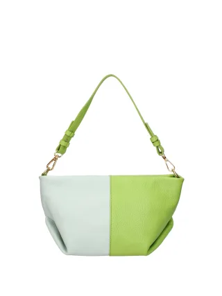 Roberta Rossi Schultertasche Frauen GREEN AND LIGHT BLUE