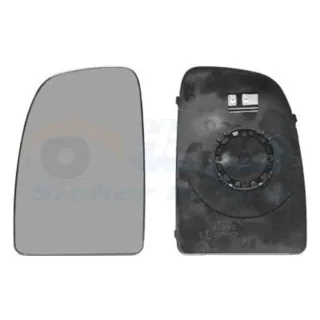 Van Wezel Au?enspiegelglas links konvex beheizbar Citroen Fiat Peugeot 1651837