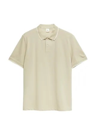 s.Oliver - Polo-Shirt beige - Gr. - M