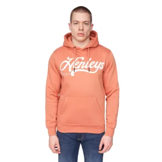 Henleys - "Scripthen" Kapuzenpullover für Herren (Ziegelrot)