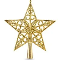 TK Gruppe Christbaumspitze Christbaumspitze für Weihnachtsbaum Baumspitze Aufsatz für Tannenbaum, wiederverwendbar