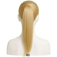 NOGI Echthaar-Extension NOGI Rose Glimmer, Echthaar-Ponytail, 30 cm glatt mit natürlichem Glanz