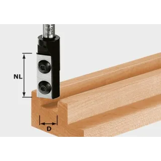 Festool Nutfräser-Wendeplatten HW D16/30 S8 - 492716