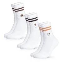 OCCULTO Tennissocken Damen & Herren Motiv Tennissocken 3er Pack (Modell: Summer) (3-Paar)