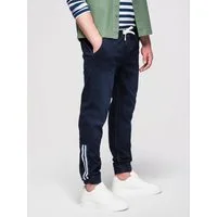 OMBRE Jeggings Herren-Jogginghose aus Denim mit Streifen
