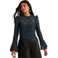 Love & Roses Spitzenbluse Love & Roses Spitzen-Bluse, Regular (1-tlg)
