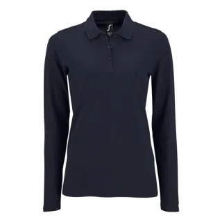 SOLS - "Perfect" Poloshirt für Damen Langärmlig (Dunkelblau)