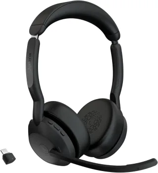 Jabra Evolve2 55 Stereo On-Ear [Bluetooth 5.2] schwarz