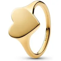 Pandora Fingerring PANDORA Herzring für Damen, vergoldet