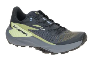Salomon GENESIS 474432 Damen Trailrunning-Schuhe in blau/carbon/grisaille/alo...
