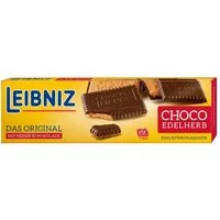 LEIBNIZ Kekse, Leibniz Choco Edelherb Butterkeks mit Edelherb Schoko Geschmack 125g