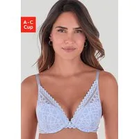 s.Oliver Push-up-BH Milene im edlen High-Apex Look mit graphischer Jacquardspitze, sexy Dessous