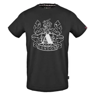 Aquascutum - "Aldis" T-Shirt für Herren (Schwarz)