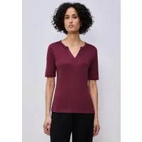 STREET ONE Rundhalsshirt Jersey