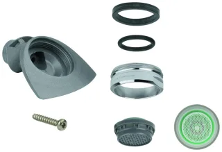 GROHE Mousseur 42582 Außengewinde M 24x1 Durchflusskl. PCA 5,7 l/min chrom, 42582000 42582000