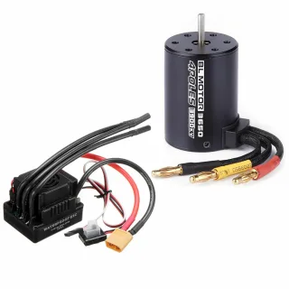 3650 3900KV Motor W/ 120A Brushless ESC For 1/8 1/10 RC Car Parts