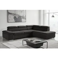 sit&more Ecksofa Valantine L-Form, B: 272 cm, mit Arm- & Kopfteilverstellung, optional mit Bettfunktion