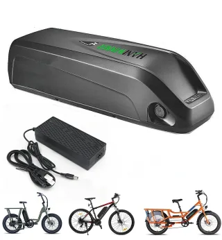 [EU/USA Direct] HANIWINNER HA193 48V 13Ah 624Wh Downtube E-Bike Battery 18650 Lithium Battery Cells 20A BMS With Charger