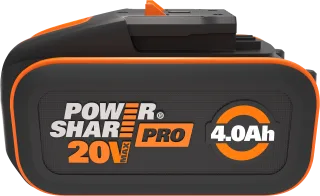 Worx Akku ""WA3644 PowerShare Pro"" 20 V, 4 Ah, LED-Anzeige, für alle WORX Geräte