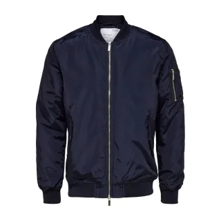 Archive Bomber Jacket von Selected in der farbe Blau und in größe L.