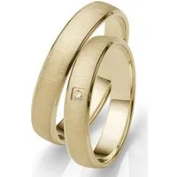 Firetti Trauring Schmuck Geschenk Gold 750 Hochzeit Ehering "LIEBE", Made in Germany, wahlweise mit oder ohne Brillant