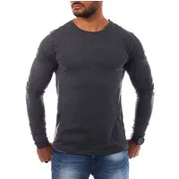 Young & Rich Langarmshirt Herren Uni Basic Longsleeve Rundhals round-Neck Unterziehshirt 2002 Rundhalsauschnitt unifarben langarm slim fit
