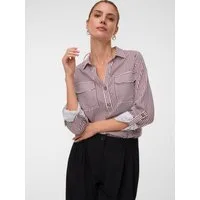 Vero Moda Hemdbluse VMBUMPY L/S SHIRT NEW WVN GA NOOS Viskose, regular fit