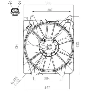 NRF K?hlerl?fter Honda CR-V RM RW 47935