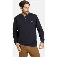 Jan Vanderstorm Sweatshirt VILJAR +Fit Kollektion, Bauchschnitt