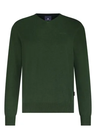 State of Art - Pullover mit V-Ausschnitt grün - Gr. - 3XL
