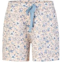 By Louise Pyjamahose Lace Luxury (1-tlg., 1-teilig) Damen Schlafhose Pyjamahose Shorts kurz Baumwolle