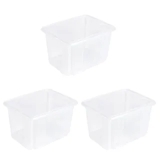 keeeper Aufbewahrungsbox "Emil, 3er Set, 30 L, 44,5 x 34,5 x 27 cm" ineinander und aufeinander stapelbar