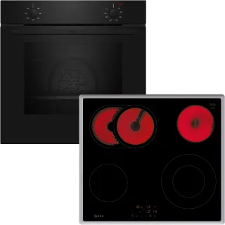 NEFF Backofen-Set N 30/N 50 "B1DCA0AK0" mit Teleskopauszug nachrüstbar