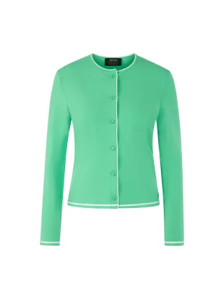Marc Cain Collections - Feinstrick Cardigan Rethink Together bright jade - Gr. - 42